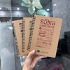 CT 459- SỔ TAY LÒ XO BÌA KRAFT NOTEBOOOK