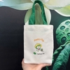 CT 421 - TÚI CANVAS ĐỰNG BÌNH NƯỚC IN LOGO CHIBI