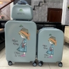 SET BỘ 3 VALI CHIBI 3 SIZE IN LOGO  - CT 181