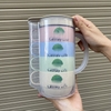 BỘ BÌNH KEM 4 LY NHỰA IN LOGO - CT284