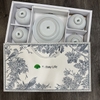 CT 385 - BỘ CHÉN DĨA SỨ BÁT TRÀNG IN LOGO