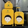 SET BỘ 3 VALI CHIBI 3 SIZE IN LOGO  - CT 181
