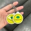 CT 397 - MÓC KHÓA DẺO HÌNH GIỌT NƯỚC IN LOGO