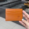 CT 412 - VÍ DA PU ĐỰNG THẺ 3 NGĂN NHIỀU MÀU IN LOGO
