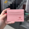 CT 412 - VÍ DA PU ĐỰNG THẺ 3 NGĂN NHIỀU MÀU IN LOGO
