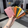 CT 412 - VÍ DA PU ĐỰNG THẺ 3 NGĂN NHIỀU MÀU IN LOGO
