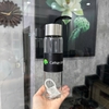 CT 415 - BÌNH NƯỚC THỦY TINH BỌC DA IN LOGO