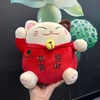 CT 182- GỐI MÈO ĐỎ MINI CHIÊU TÀI LOGO