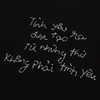 TÌNH YÊU BLACK T-SHIRT