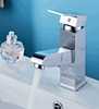 Vòi Lavabo nóng lạnh (Trụ vuông, kiêm đầu xịt) Hợp kim+ 2 dây cấp - Siêu cấp ITALIA