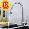 Vòi bếp nóng lạnh (kiêm đầu xịt) SUS304 + 2 dây cấp - Hàng Siêu Cấp - Kiểu B ITALIA