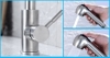 Vòi bếp nóng lạnh (kiêm đầu xịt) SUS304 + 2 dây cấp - Hàng Siêu Cấp - Kiểu C ITALIA