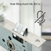 Bộ khóa cửa tay nắm Tân cổ điển Vân đá - Mạ vàng Siêu xịn AGD cho Biệt thự, Khách sạn