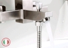 Cần đk sen tắm 8 (nóng lạnh) SUS304 (Kiểu vuông đẹp) - Siêu cấp ITALIA