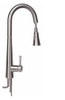 Vòi bếp, sus 304, Mờ, Loại rút, đầu trụ Oryman 3042