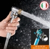 Bộ xịt 5 (đầu + dây + giá đỡ) Hợp kim mạ Vàng Trắng - Hàng Siêu cấp ITALIA
