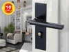 Khóa cửa tay nắm thép không gỉ - Nhập khẩu cao cấp (màu đen)