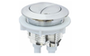 NHN002-Nút 2 nhấn tròn nhỏ, Mạ Crom, D37mm