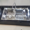 H32C411_Chậu rửa bát Inox công nghệ đúc-H8245, 2 hố, cân 3.5, sus304, Đánh bóng, C3411