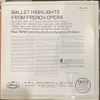 đĩa than Paul Paray, Detroit Symphony Orchestra – Ballet Highlights From French Operas