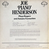 đĩa than Joe 'Piano' Henderson – Plays Rogers & Astaire Favourites