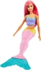 Mattel - Barbie Mermaid Doll with Pink Hair and Tail (Large Item, Toy, Doll)