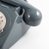 GPO Retro GPO746RGY 746 Desktop Rotary Dial Telephone - Grey (Large Item, Gray)