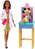 Mattel - Barbie Pediatrician Playset, Brunette (Large Item, Doll)