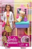 Mattel - Barbie Pediatrician Playset, Brunette (Large Item, Doll)