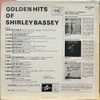 đĩa than Shirley Bassey – Golden Hits Of Shirley Bassey