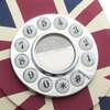 GPO Retro GPODPBUJ Union Jack Flag Desktop Push Button Telephone (Large Item)