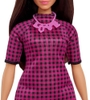 Mattel - Barbie Fashionista Doll, Pink and Black Checkered Dress, Pink Books, Pink 