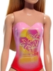 Mattel - Barbie Beach Doll with Pink Swimsuit (Large Item, Doll)