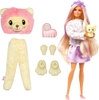 Mattel - Barbie Cutie Reveal - Cozy Cute Tees Barbie with Lion (Large Item, Doll)