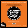 Vinyl Styl Protective Outer Record Sleeves - 50 sleeves/Pack