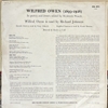 thuê vinyl Wilfred Owen, Richard Johnson With Tony Church, Frank Duncan – Wilfred Owen (1893-1918)