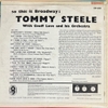 đĩa than Tommy Steele, Geoff Love & His Orchestra – So This Is Broadway
