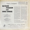 đĩa than Maynard Ferguson And Chris Connor – Two's Company