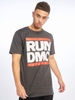 Áo thun RUN DMC LOGO AMPLIFIED X LARGE VINTAGE CHARCOAL T SHIRT