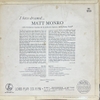 đĩa than Matt Monro – I Have Dreamed