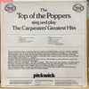 đĩa than The Top Of The Poppers – Sing And Play The Carpenters' Greatest Hits