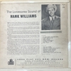 đĩa than Hank Williams – The Lonesome Sound Of Hank Williams
