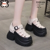 Giày Sandal Bít Mũi , Giày Đế Cao 9CM PS590-1416