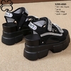 Sandals Nữ Đế Xuồng 8.5cm Đính đá X595-0505