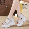 Sandals Nữ Đế Xuồng 8.5cm Đính đá X595-0505