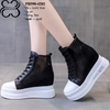 Giày Cổ Cao Lưới Đế Xuồng 8cm PB590-4202