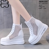 Giày Cổ Cao Lưới Đế Xuồng 8cm PB590-4202