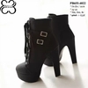 Boots Cổ Ngắn Gót Vuông 12cm PB655-4022