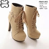 Boots Cổ Ngắn Gót Vuông 12cm PB655-4022