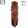 Boots Cổ Ngắn Gót Vuông 12cm PB655-4022